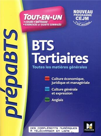 Couverture du livre « PREPABTS ; BTS tertiaire » de Olivier Prevost aux éditions Foucher