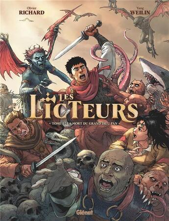 Couverture du livre « Les licteurs Tome 1 : la mort du grand dieu Pan » de Olivier Richard et Yang Weilin aux éditions Glenat