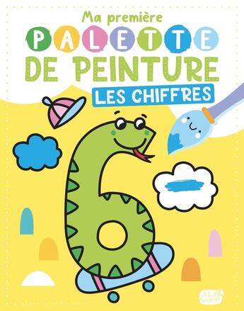 Couverture du livre « Ma première palette de peinture : les chiffres » de Atelier Cloro aux éditions 1 2 3 Soleil