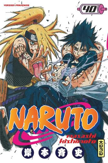 Couverture du livre « Naruto Tome 40 » de Masashi Kishimoto aux éditions Kana