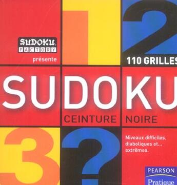 Couverture du livre « Suduko volume 2 ceinture noire » de  aux éditions Pearson