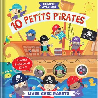 Couverture du livre « 10 petits pirates » de Paradis/Jayne aux éditions Crackboom