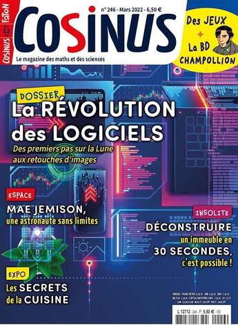 Couverture du livre « Cosinus n 246 : les codes informatiques qui ont change le monde - mars 2022 » de  aux éditions Cosinus