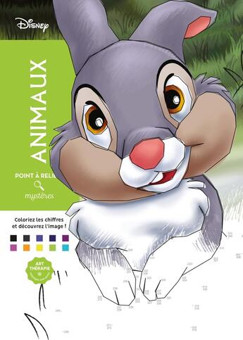 Couverture du livre « Disney animaux : point par point ; 100 illustrations à découvrir » de Jeremy Mariez aux éditions Hachette Pratique