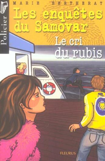 Couverture du livre « Le cri du rubis » de Marie Bertherat aux éditions Fleurus