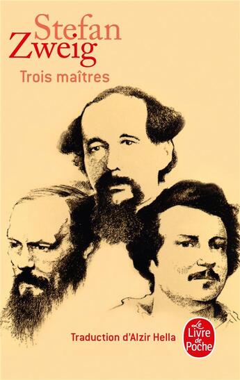 Couverture du livre « Trois maîtres » de Stefan Zweig aux éditions Le Livre De Poche