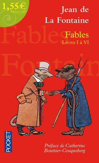 Couverture du livre « Fables ; livres I à VI » de Jean De La Fontaine aux éditions Pocket