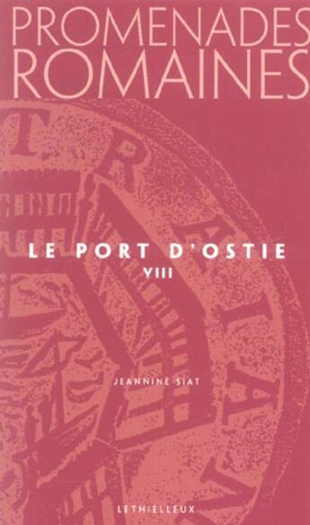 Couverture du livre « Promenades romaines, tome 8 - le port d'ostie, tivoli, l'eur » de  aux éditions Lethielleux