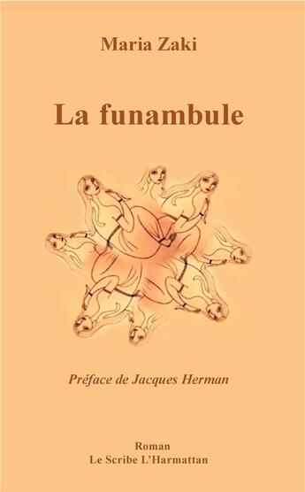 Couverture du livre « La funambule » de Maria Zaki aux éditions L'harmattan