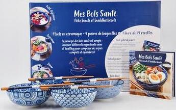 Couverture du livre « Mes bols santé bleus Buddha bols et poké bowl » de  aux éditions I2c