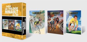 Couverture du livre « La trilogie Bernard Hinault en bd » de Bernard Hinault et Jeff Legrand aux éditions Mareuil Editions