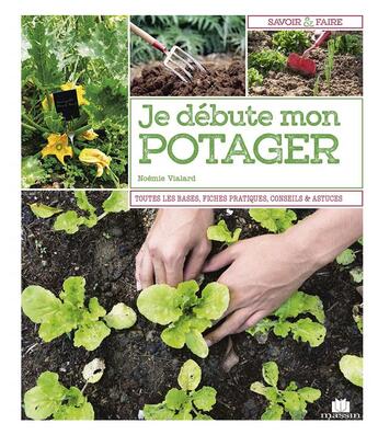 Couverture du livre « Je débute mon potager ; toutes les bases, fiches pratiques, conseils & astuces » de Noemie Vialard aux éditions Massin