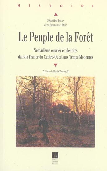 Couverture du livre « Peuple des forets » de Pur aux éditions Pu De Rennes