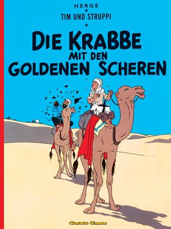 Couverture du livre « Tim und Struppi t.9 ; die krabbe mit den goldenen scheren » de Herge aux éditions Casterman