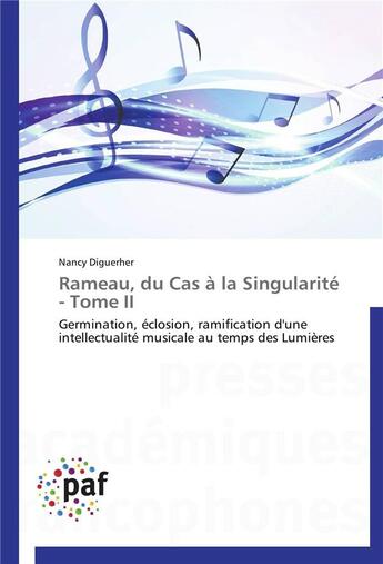 Couverture du livre « Rameau, du cas a la singularite - tome ii » de Diguerher-N aux éditions Presses Academiques Francophones