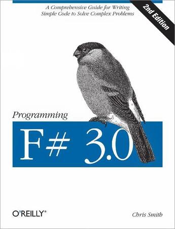 Couverture du livre « Programming F# 3.0 » de Chris Smith aux éditions O'reilly Media