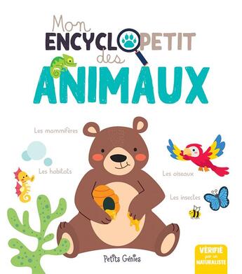 Couverture du livre « Mon encyclopetit ; des animaux » de Claire Chabot aux éditions Shoebox Media