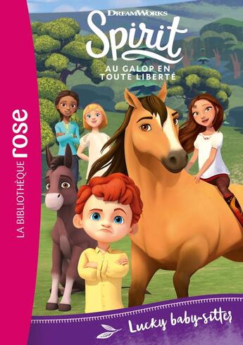 Couverture du livre « Spirit 29 - Lucky baby-sitter » de Dreamworks aux éditions Hachette Jeunesse