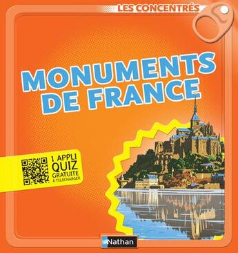 Couverture du livre « Monuments de France » de Sandrine Mirza aux éditions Nathan