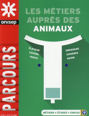 Couverture du livre « Les métiers avec les animaux » de  aux éditions Onisep