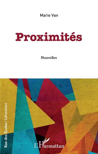 Couverture du livre « Proximités » de Marie Van aux éditions L'harmattan