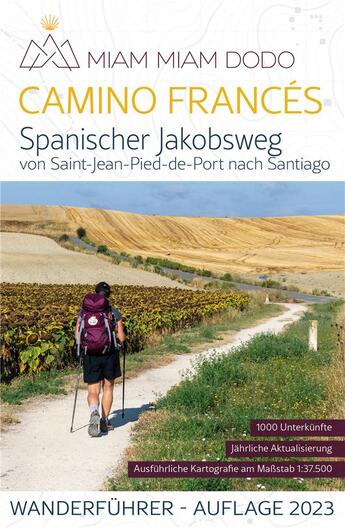 Couverture du livre « Camino Francés : Spanischer Jakobsweg (édition 2023) » de Marie-Virginie Cambriels aux éditions Vieux Crayon