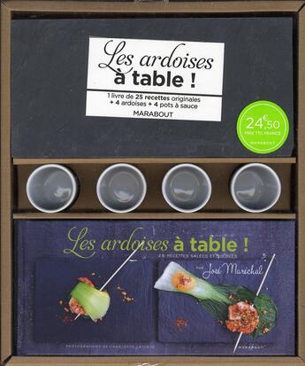 Couverture du livre « Les ardoises à table ! » de  aux éditions Marabout