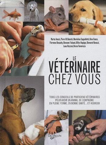 Couverture du livre « Le vétérinaire chez vous » de Marta Avanzi aux éditions De Vecchi