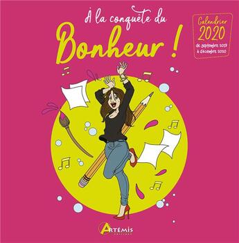 Couverture du livre « Calendrier bonheur (2020) » de  aux éditions Artemis