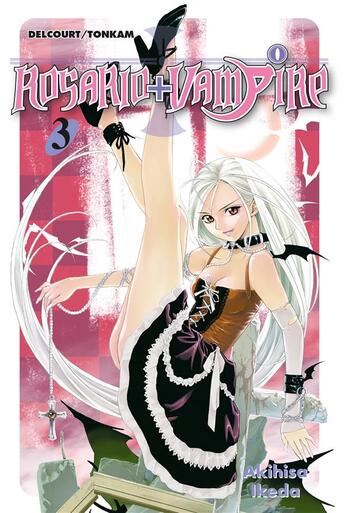 Couverture du livre « Rosario + vampire Tome 3 » de Akihisa Ikeda aux éditions Delcourt