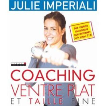 Couverture du livre « Coaching ; ventre plat » de Julie Imperiali aux éditions Leduc