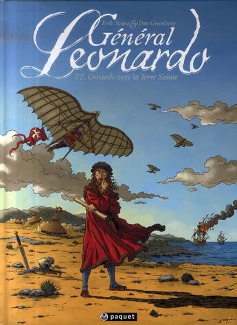 Couverture du livre « Général Léonardo Tome 2 ; croisade vers la terre sainte » de Svane Erik / Greenbe aux éditions Paquet