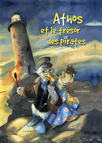 Couverture du livre « Athos et le trésor des pirates » de Marco Furlotti aux éditions Nuinui