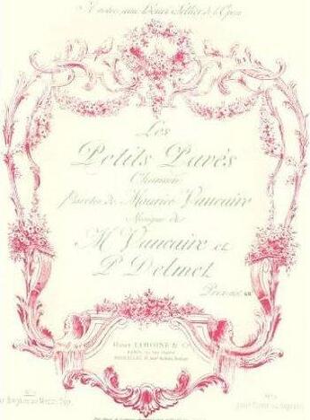 Couverture du livre « Petits paves --- chant seul » de Delmet P. aux éditions Henry Lemoine