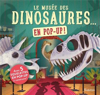 Couverture du livre « Le musée des dinosaures... en pop up ! » de Blue Beatrice et Jenny Jacoby et Mike Love aux éditions Tourbillon