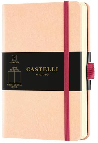 Couverture du livre « Carnet aquarela poche uni rose pale » de Castelli aux éditions Castelli Milano