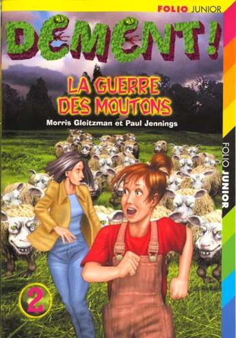 Couverture du livre « Dement ! la guerre des moutons » de Jennings/Gleitzman aux éditions Gallimard-jeunesse