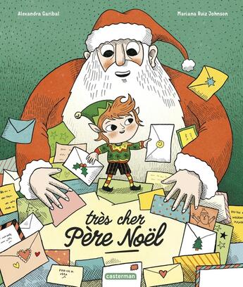 Couverture du livre « Très cher Père Noël » de Alexandra Garibal et Mariana Ruiz Johnson aux éditions Casterman