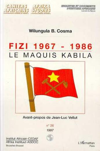 Couverture du livre « Fizi 1967-1986 » de  aux éditions Editions L'harmattan