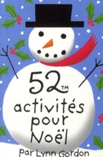 Couverture du livre « 52 activités pour Noël » de  aux éditions Editions 365
