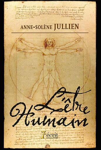 Couverture du livre « L etre humain » de Solene Jullien Anne aux éditions 7 Ecrit