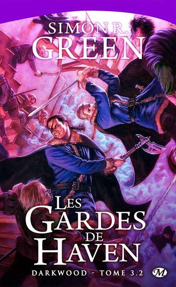 Couverture du livre « Les épées de Haven ; Darkwood t.3.2 ; les neiges du déshonneur » de Simon R. Green aux éditions Bragelonne