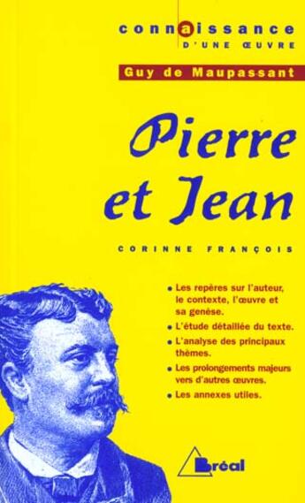 Couverture du livre « Pierre et jean - maupassant » de François aux éditions Breal