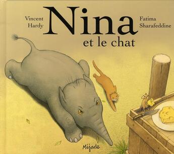 Couverture du livre « Nina et le chat » de Vincent Hardy aux éditions Mijade