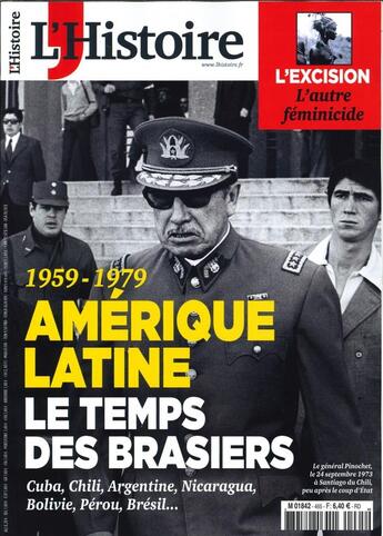 Couverture du livre « L'histoire n 465 l'amerique latine 1959-1979 - novembre 2019 » de  aux éditions L'histoire