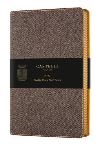 Couverture du livre « Agenda 2021 semainier grand format harris brown » de  aux éditions Castelli Milano