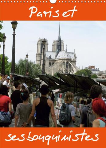 Couverture du livre « Paris et ses bouquinistes calendrier mural 2020 din a3 vertical - photos de paris et de ses bouq (édition 2020) » de Capella Mp aux éditions Calvendo