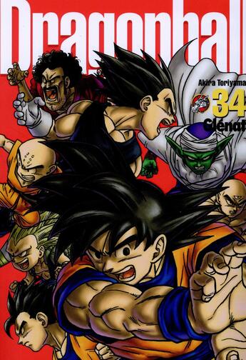 Couverture du livre « Dragon ball Tome 34 » de Akira Toriyama aux éditions Glenat