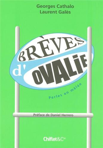 Couverture du livre « Breves d'ovalie » de Cathalo/Gales aux éditions Chiflet