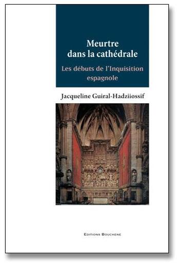 Couverture du livre « Meurtre dans la cathédrale » de Guiral-Hadziiossif aux éditions Bouchene